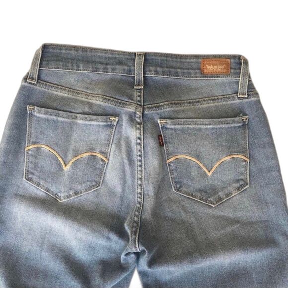 Womens Levis 11997 Legging Slim Skinny Stretch Blue Jeans W27 L30 Light EEUC! - Picture 5 of 12